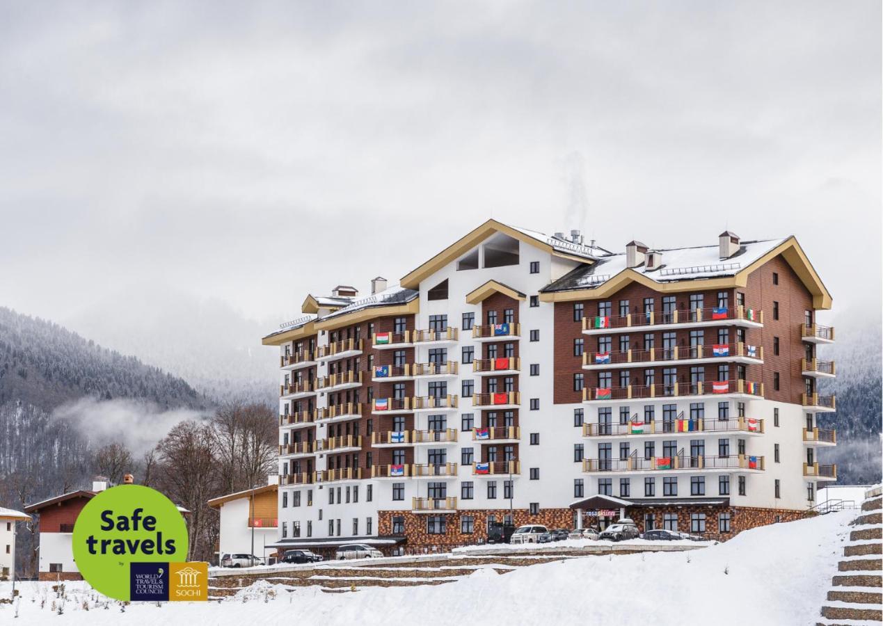 Rosa Ski Inn Hotel Rosa Khutor Esto-Sadok Exterior foto