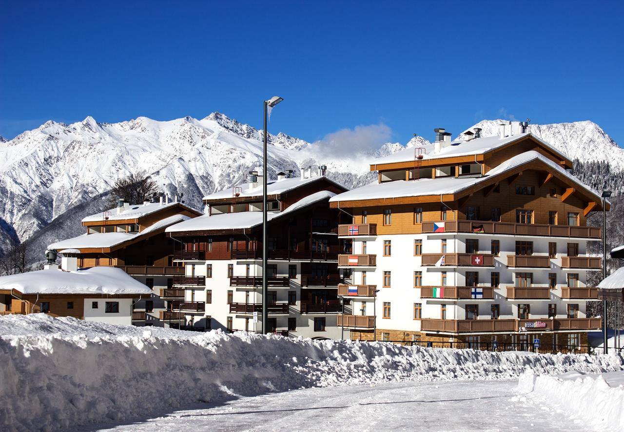 Rosa Ski Inn Hotel Rosa Khutor Esto-Sadok Exterior foto